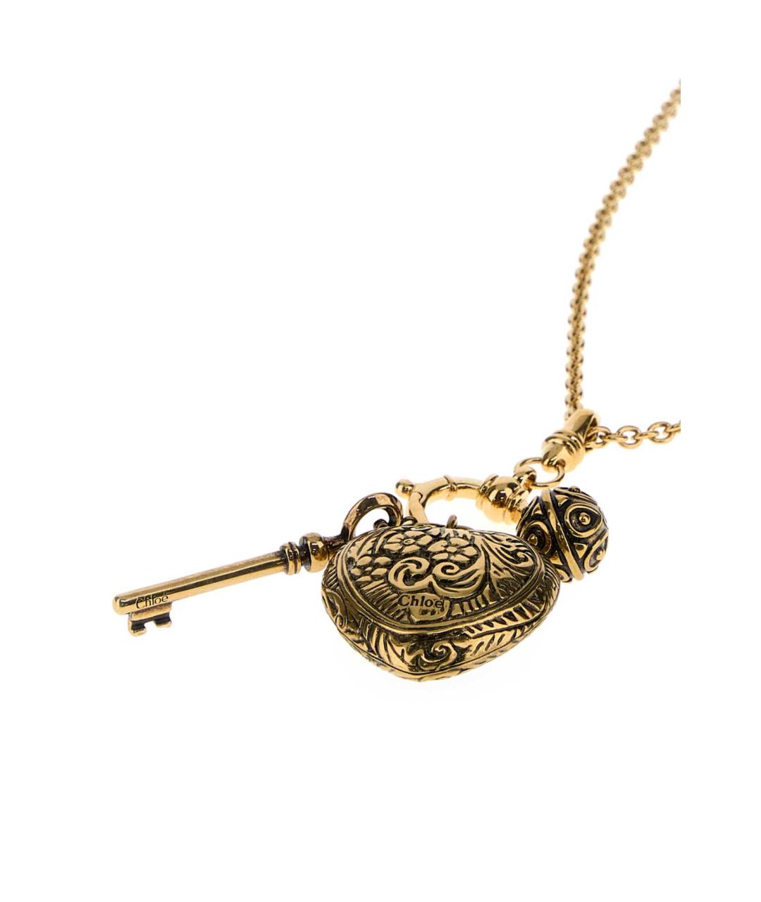 CHLOE Золотая металлическая цепочка, фото 2