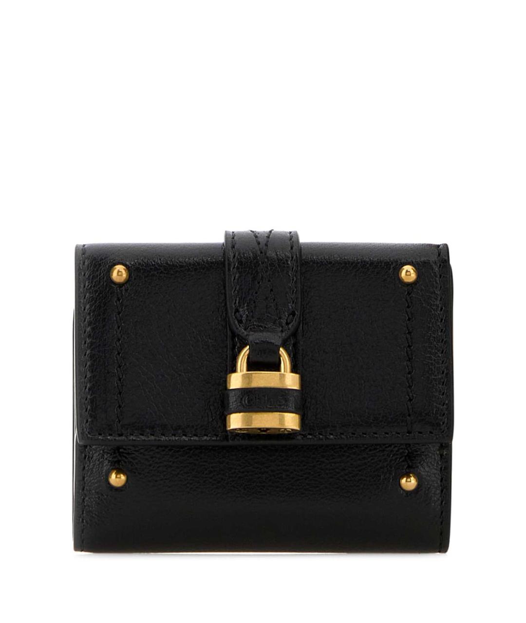 CHLOE Черный кожаный кошелек, фото 1