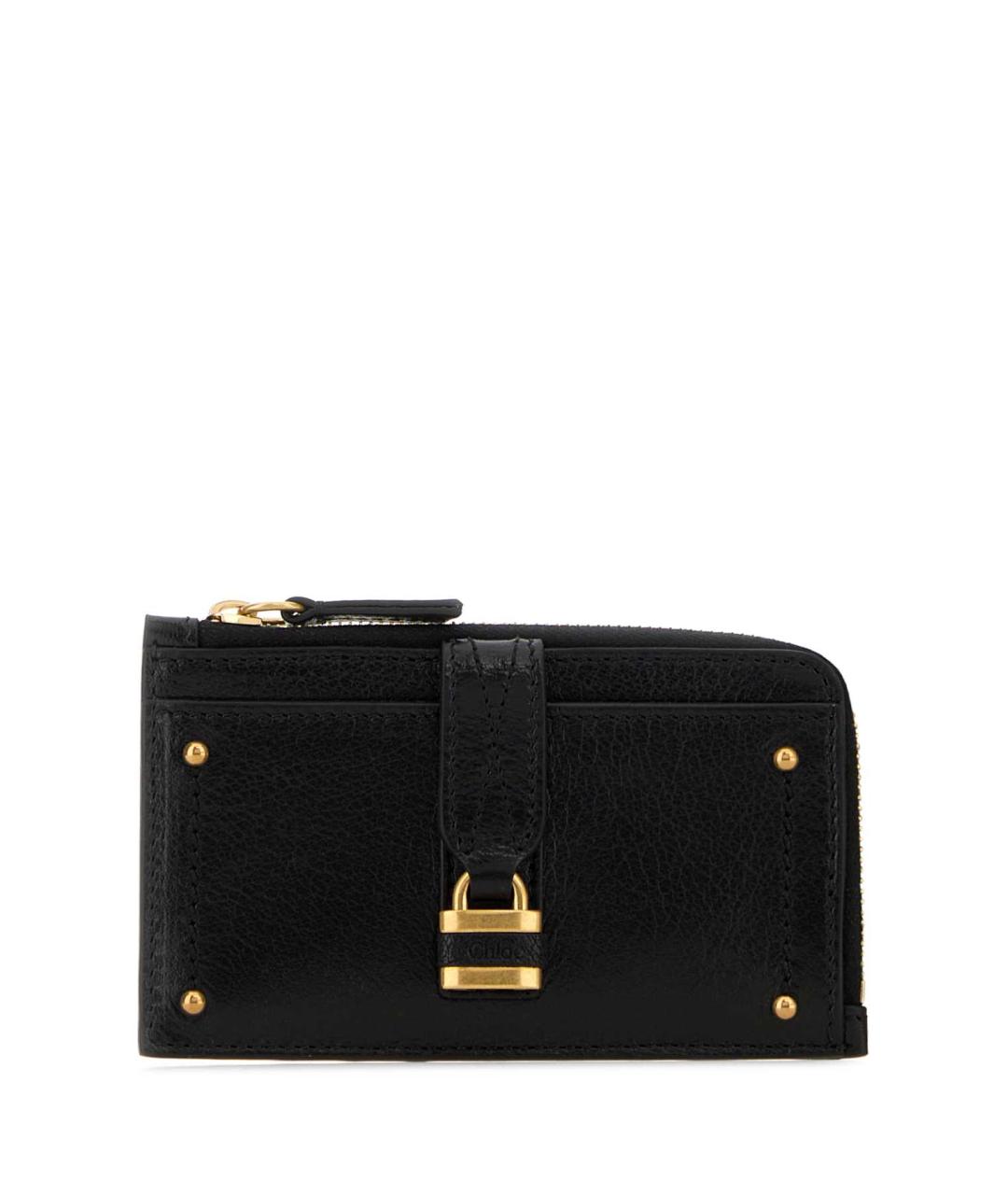 CHLOE Черный кожаный кошелек, фото 1