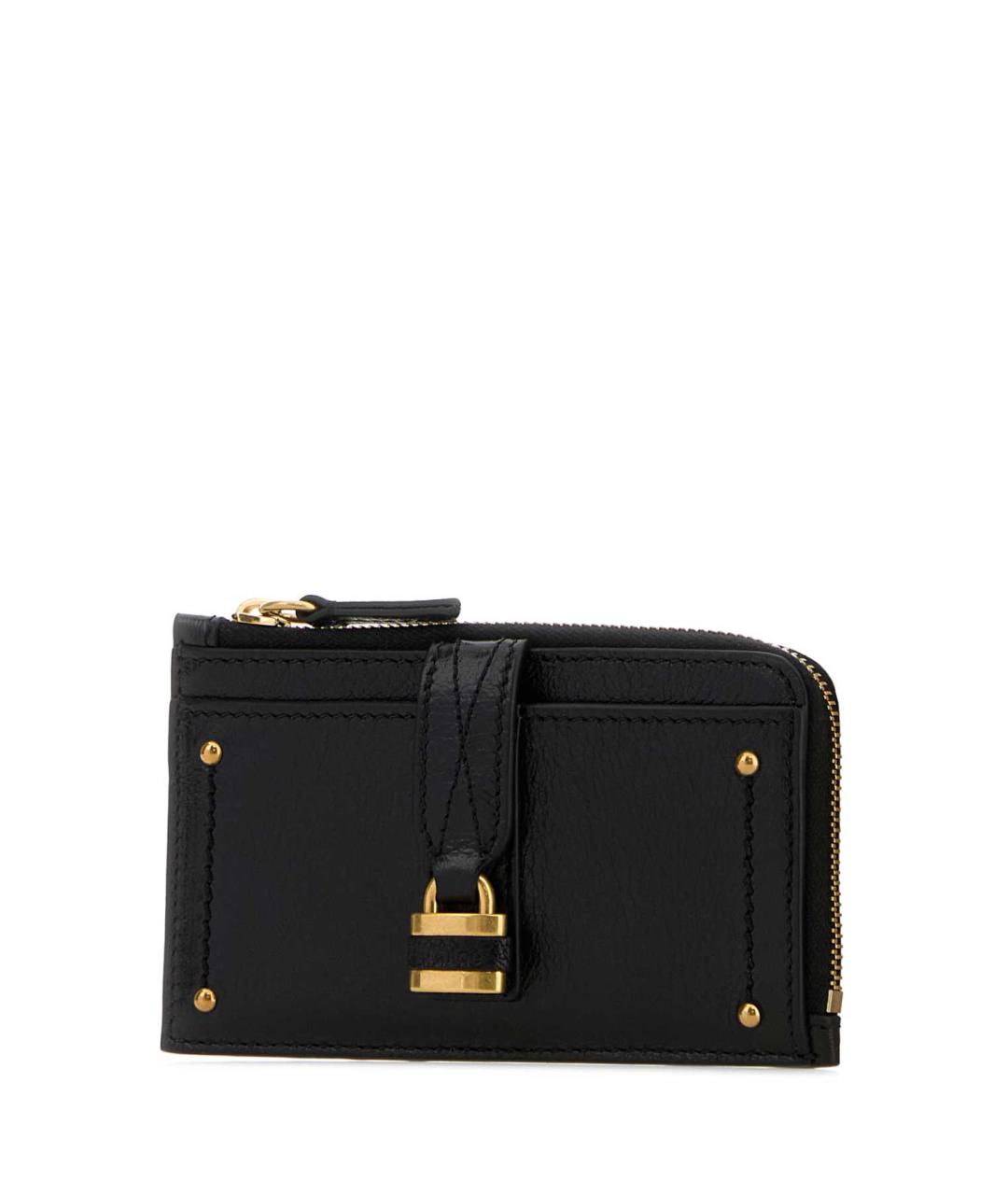 CHLOE Черный кожаный кошелек, фото 2