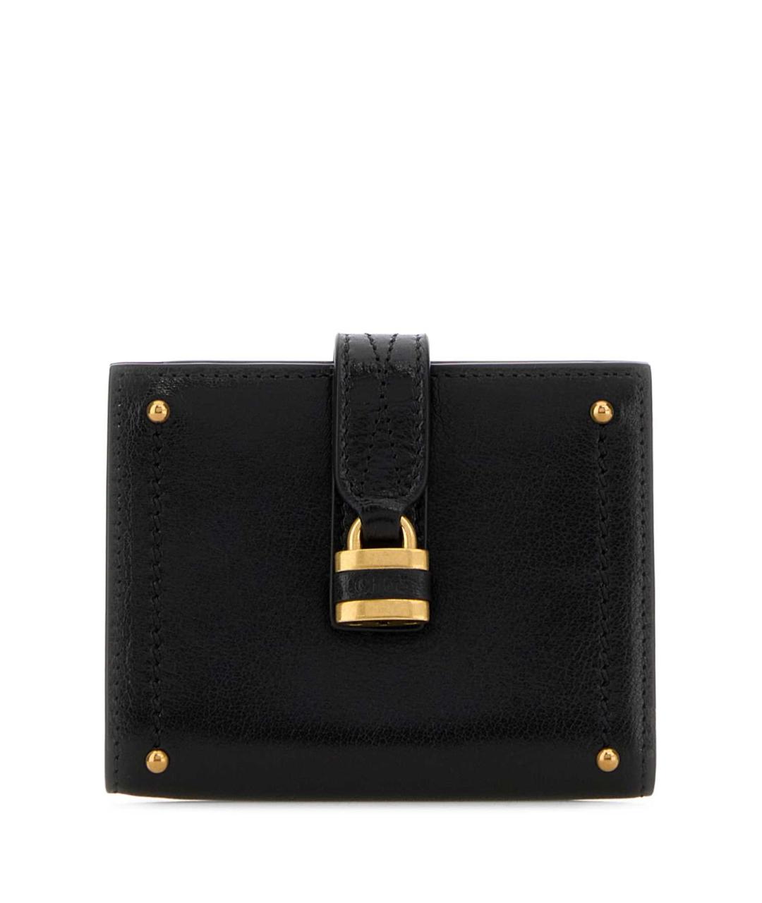 CHLOE Черный кожаный кошелек, фото 1