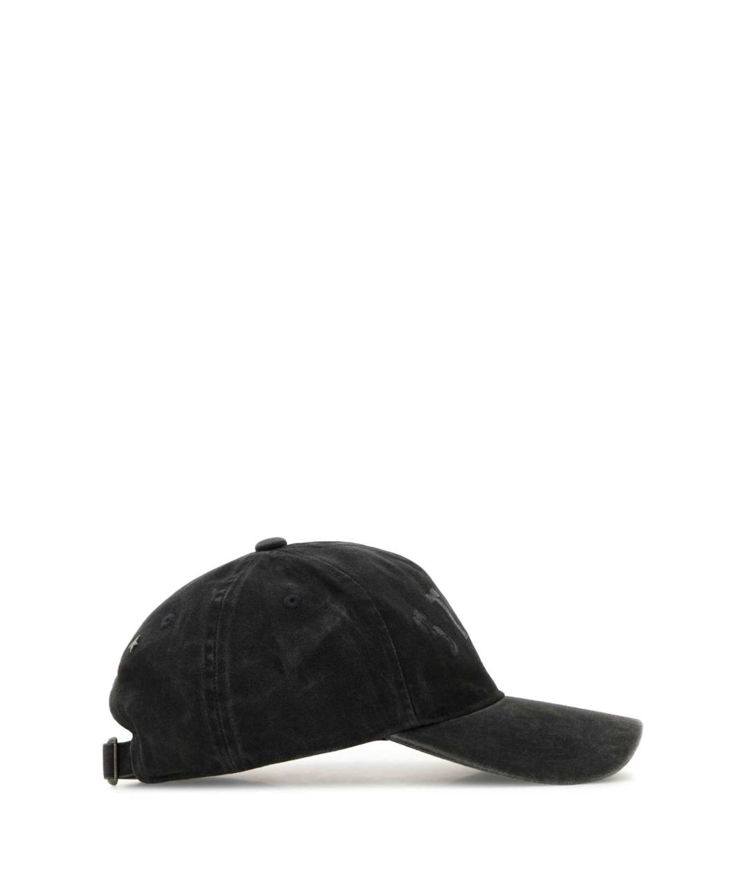 GOLDEN GOOSE DELUXE BRAND Антрацитовая хлопковая кепка/бейсболка, фото 2