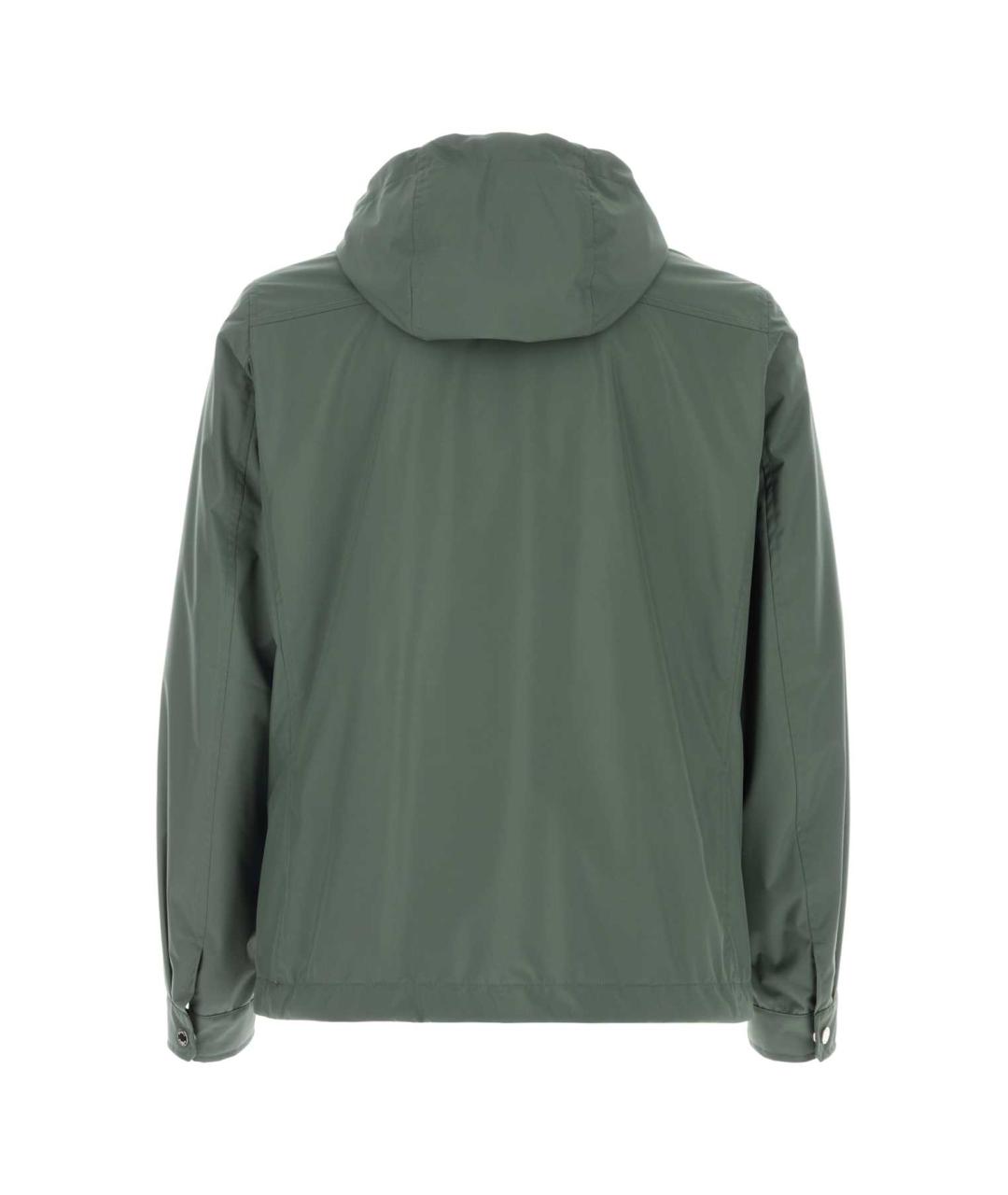 MOORER Зеленая полиэстеровая куртка, фото 2