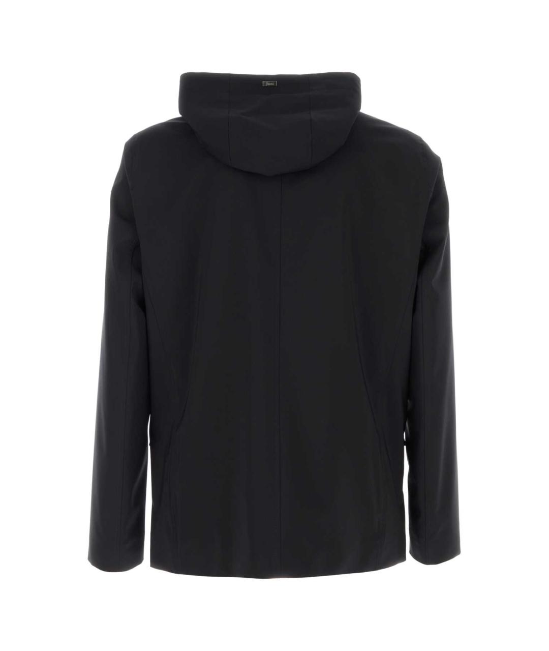 HERNO Черный полиэстеровый пиджак, фото 2