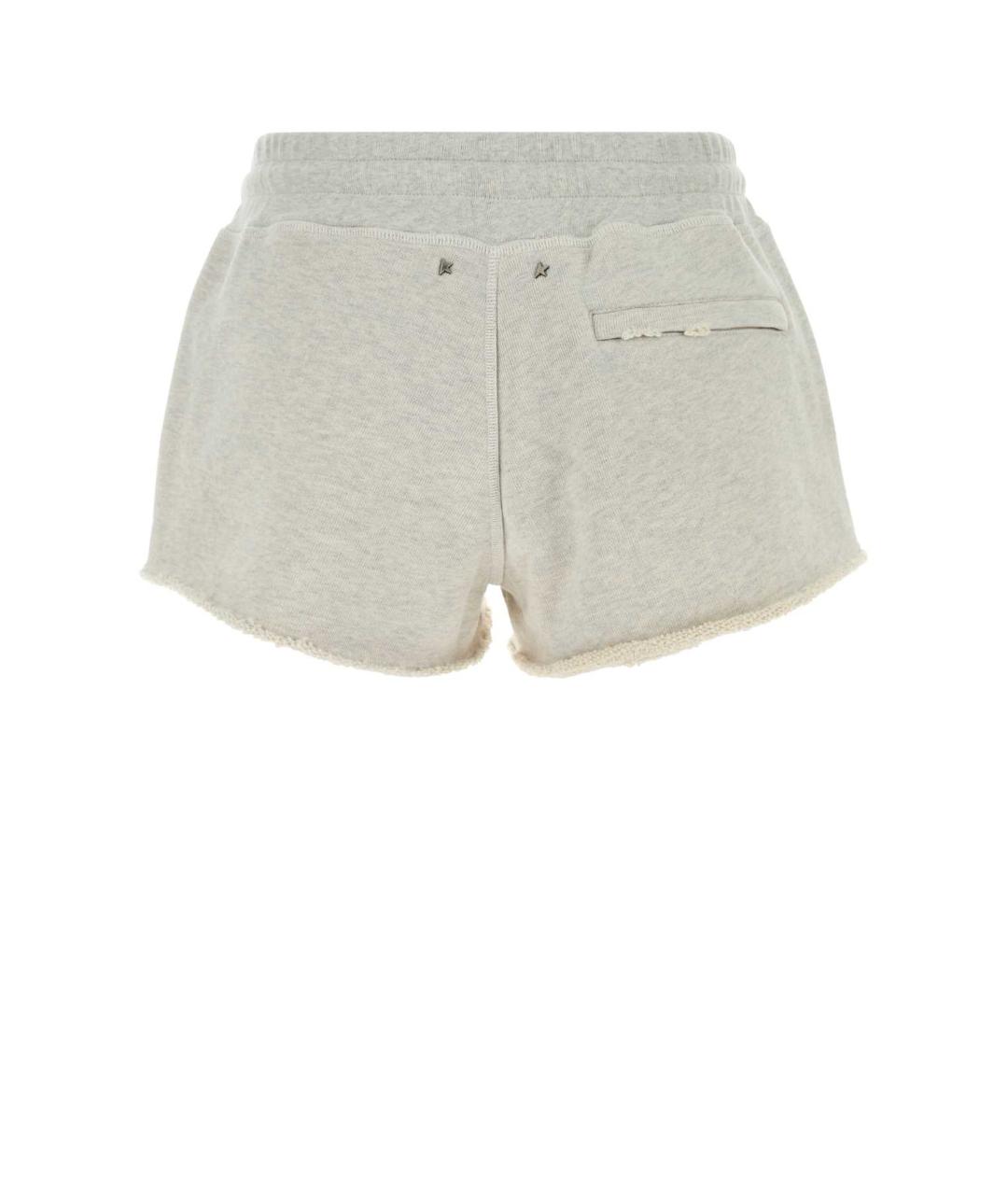 GOLDEN GOOSE DELUXE BRAND Серые хлопковые шорты, фото 2