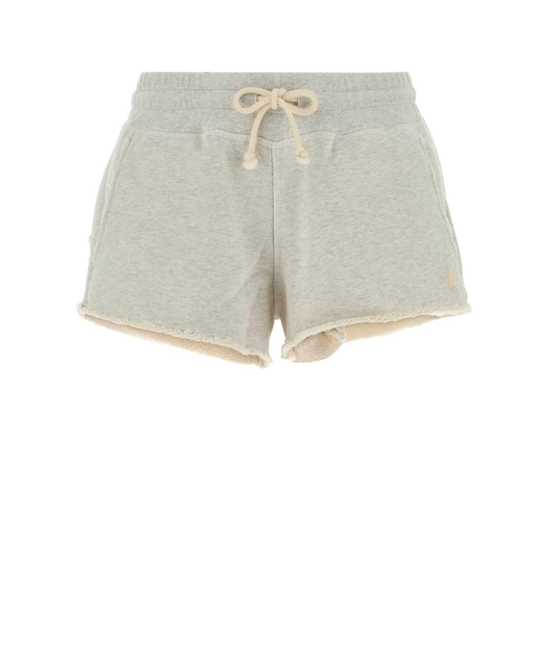 GOLDEN GOOSE DELUXE BRAND Серые хлопковые шорты, фото 1