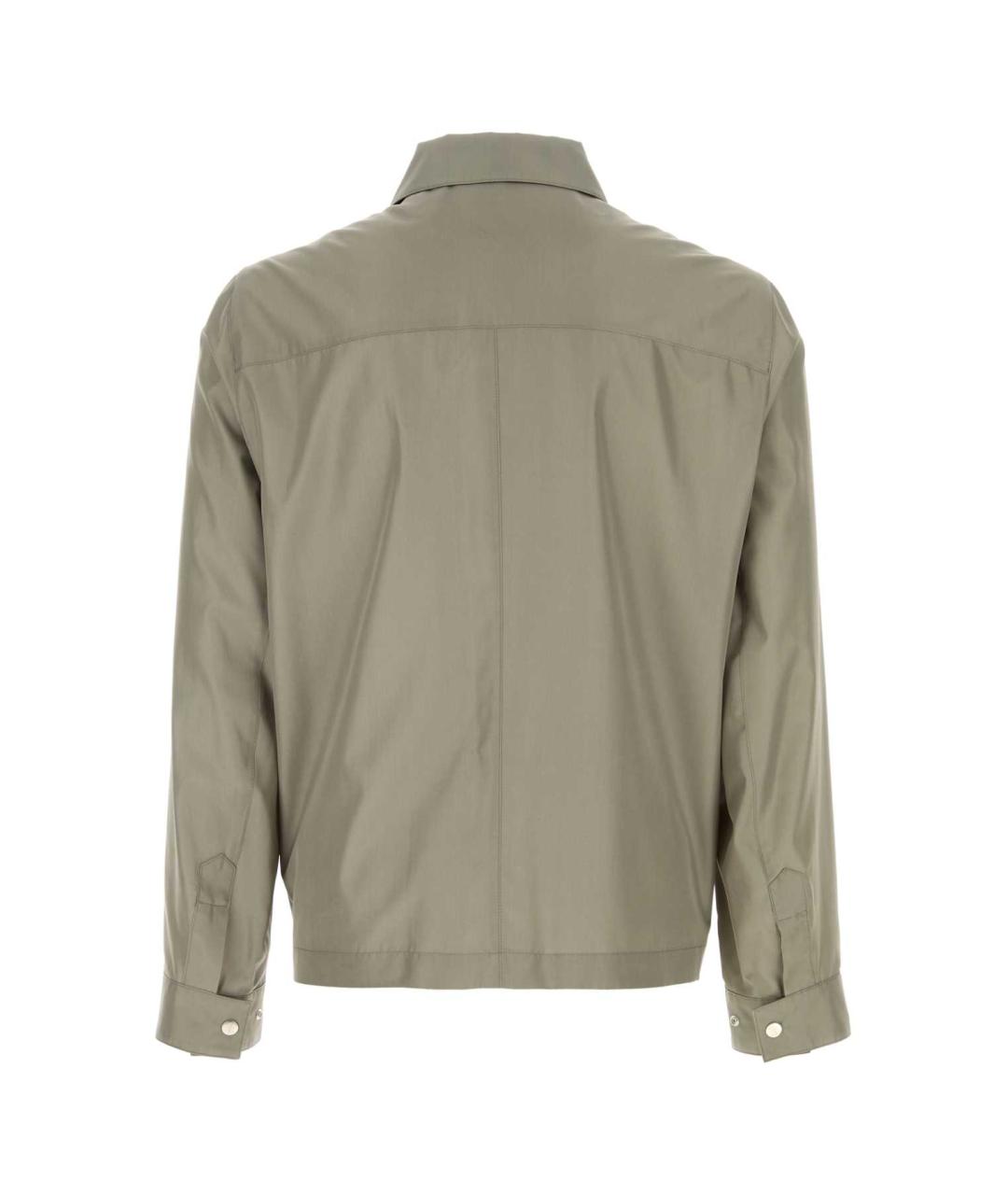 BRUNELLO CUCINELLI Серая шелковая куртка, фото 2