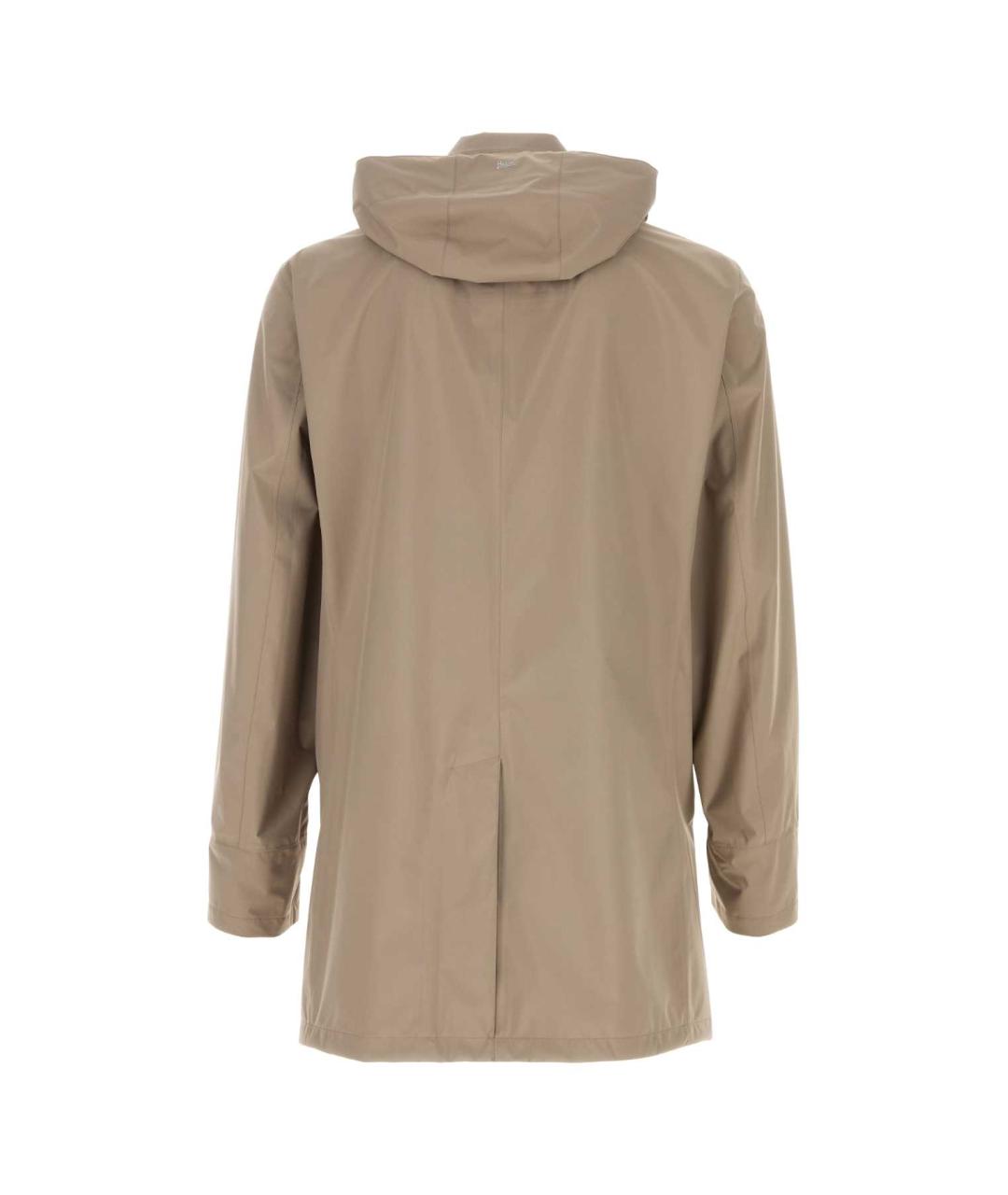 HERNO Бежевое полиэстеровое пальто, фото 2