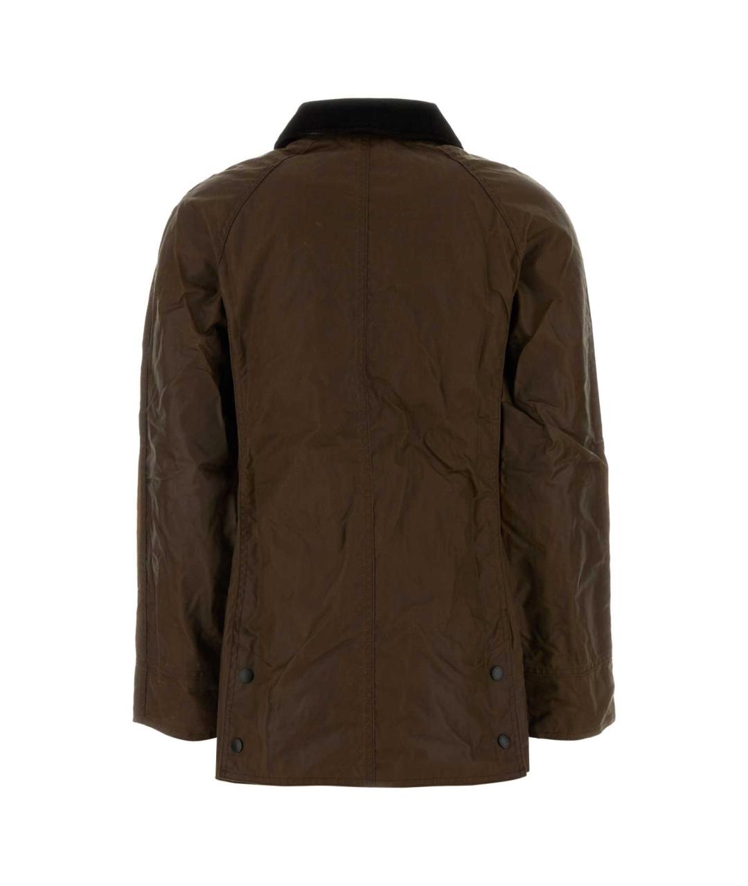 BARBOUR Коричневая хлопковая куртка, фото 2