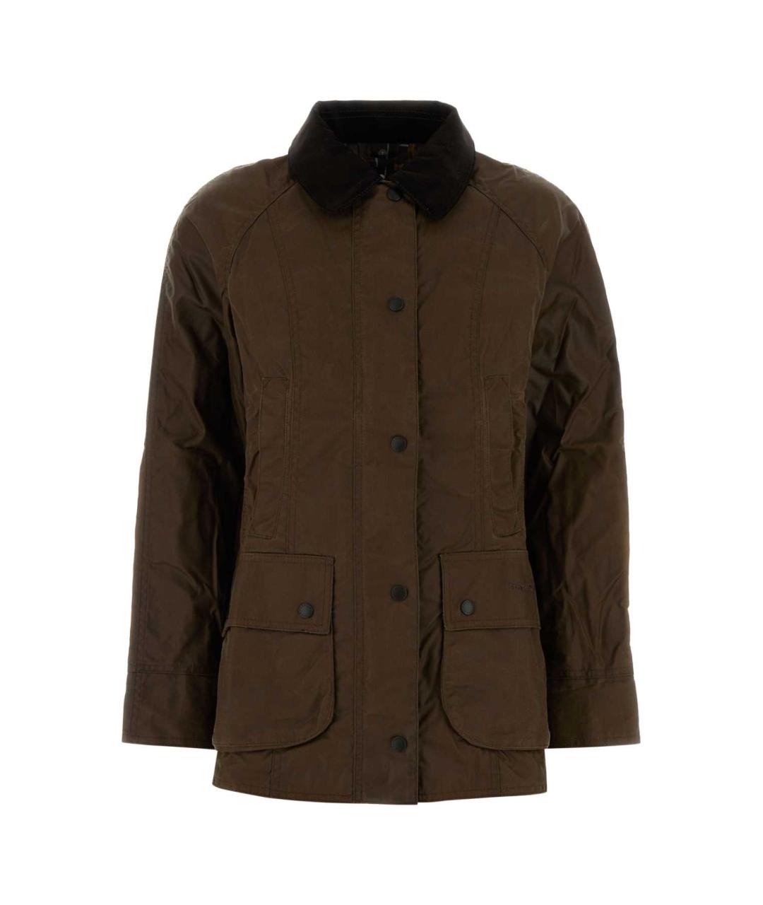 BARBOUR Коричневая хлопковая куртка, фото 1