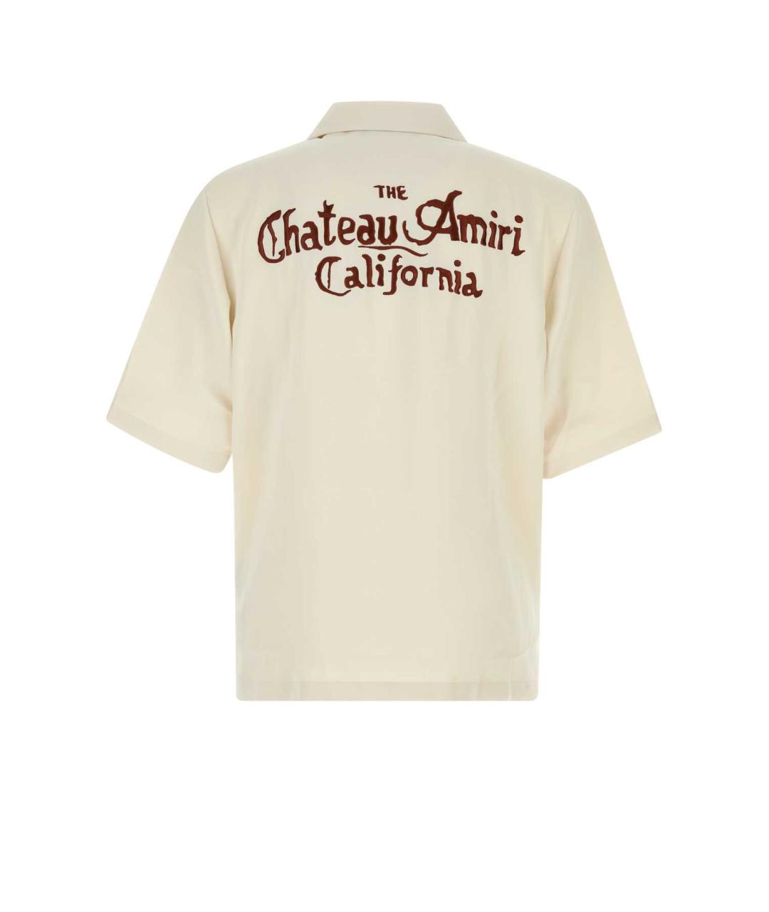 AMIRI Бежевая хлопко-полиэстеровая кэжуал рубашка, фото 2