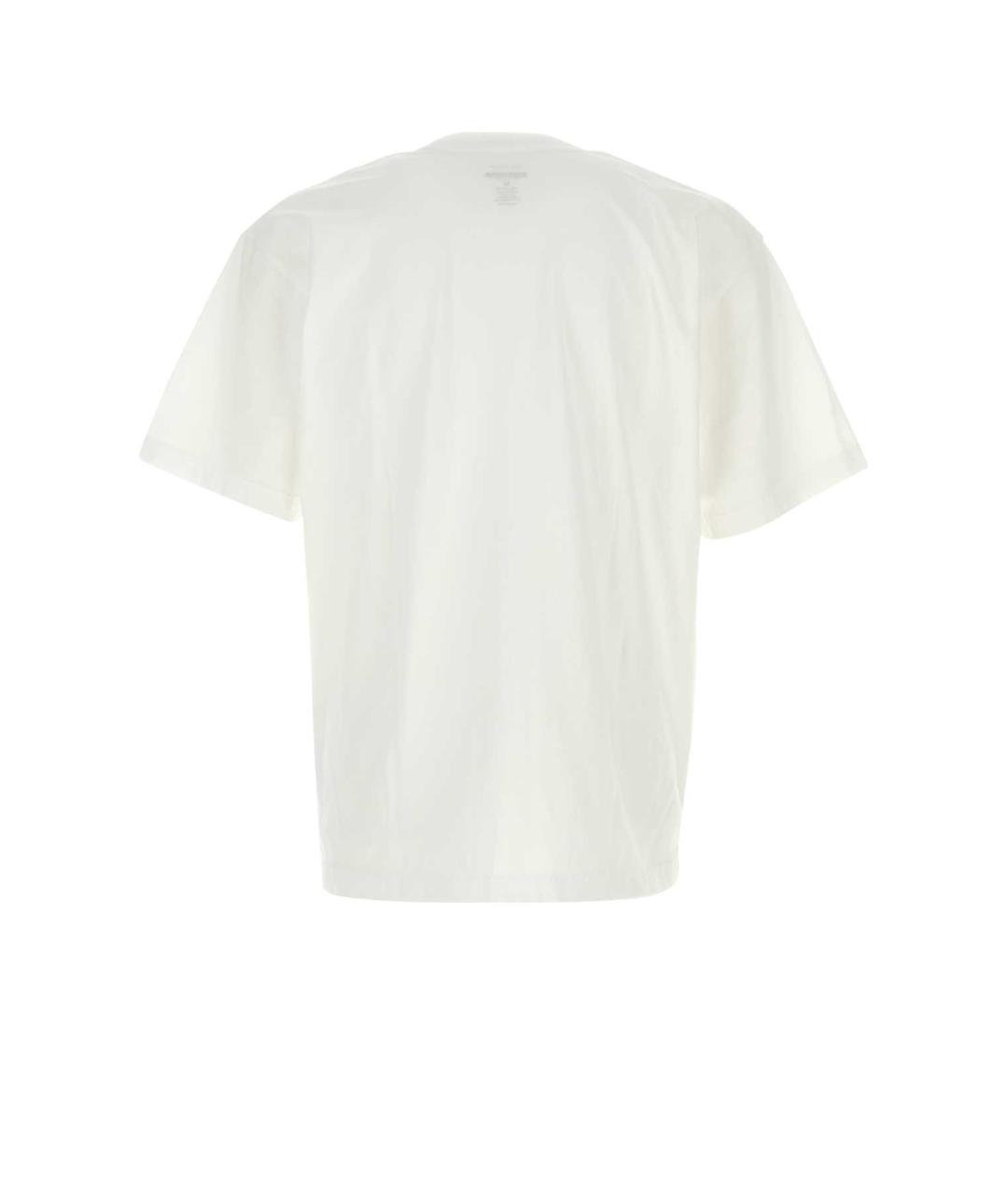 YOHJI YAMAMOTO Белая хлопковая футболка, фото 2