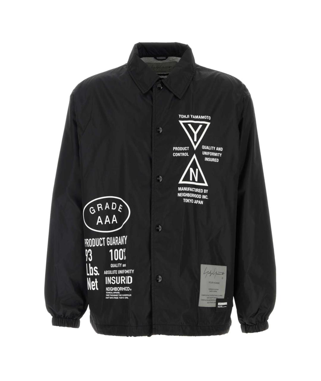 YOHJI YAMAMOTO Черная хлопковая куртка, фото 1
