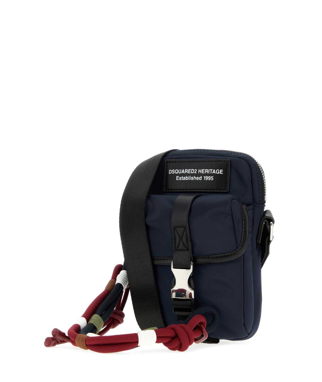 DSQUARED2 Темно-синяя сумка на плечо, фото 2