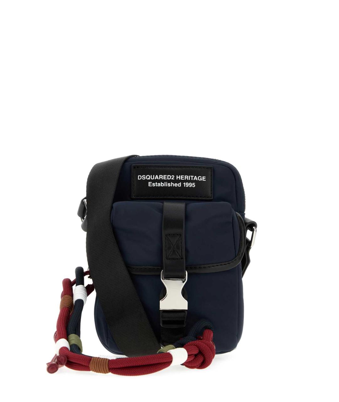 DSQUARED2 Темно-синяя сумка на плечо, фото 1