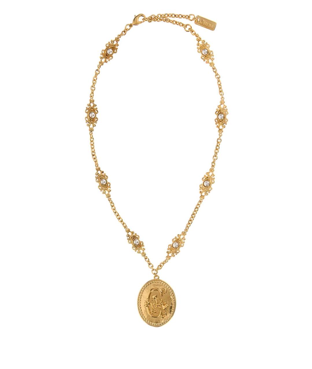 CHLOE Золотая металлическая цепочка, фото 1