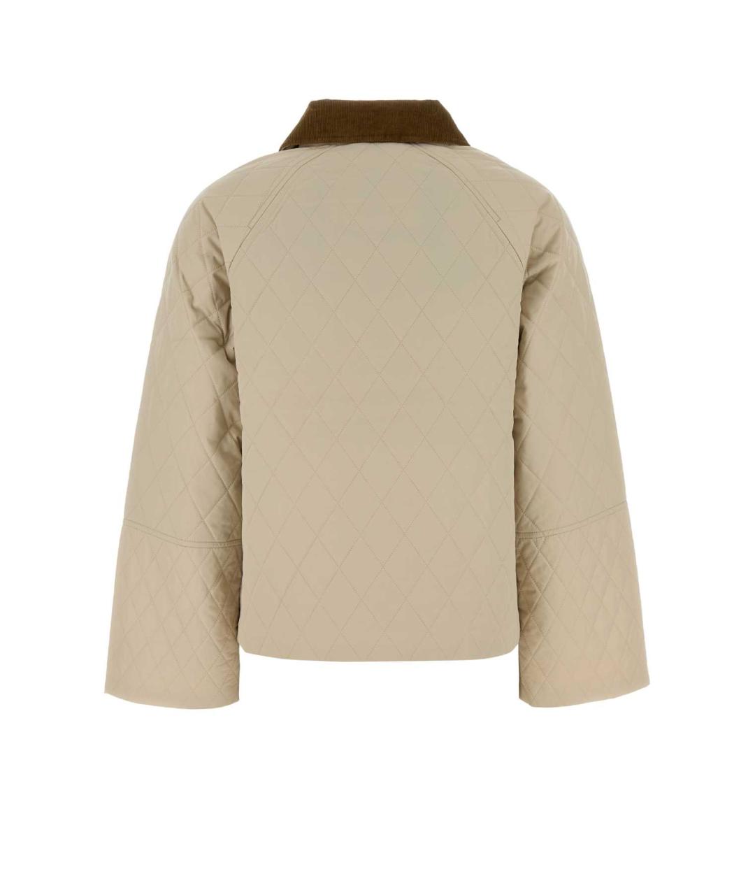 BARBOUR Бежевая полиэстеровая куртка, фото 2