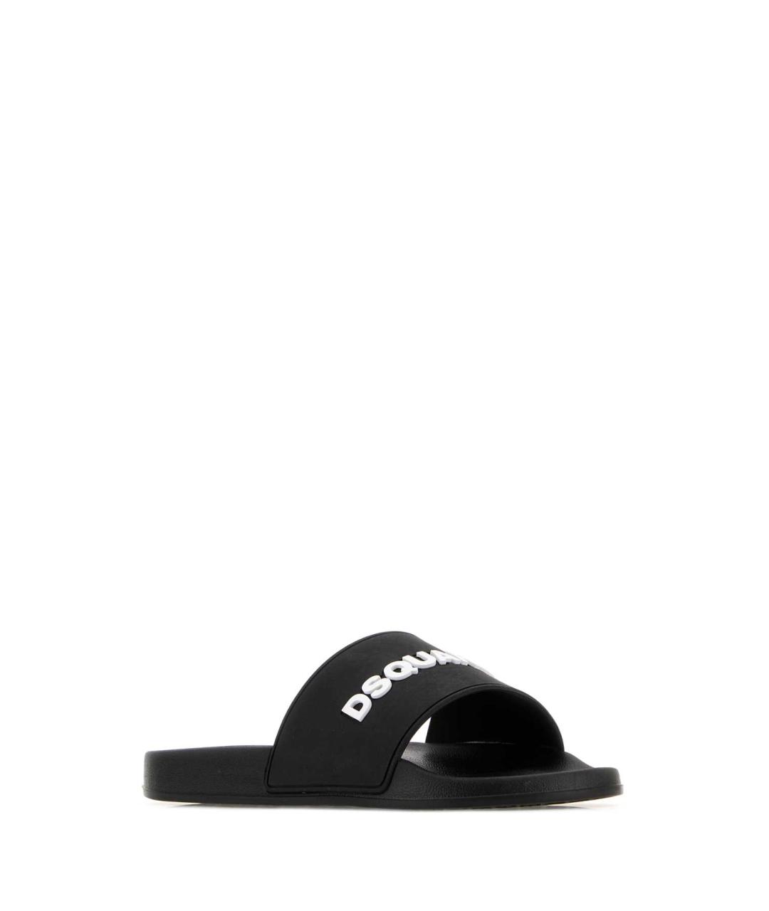 DSQUARED2 Черные шлепанцы, фото 2