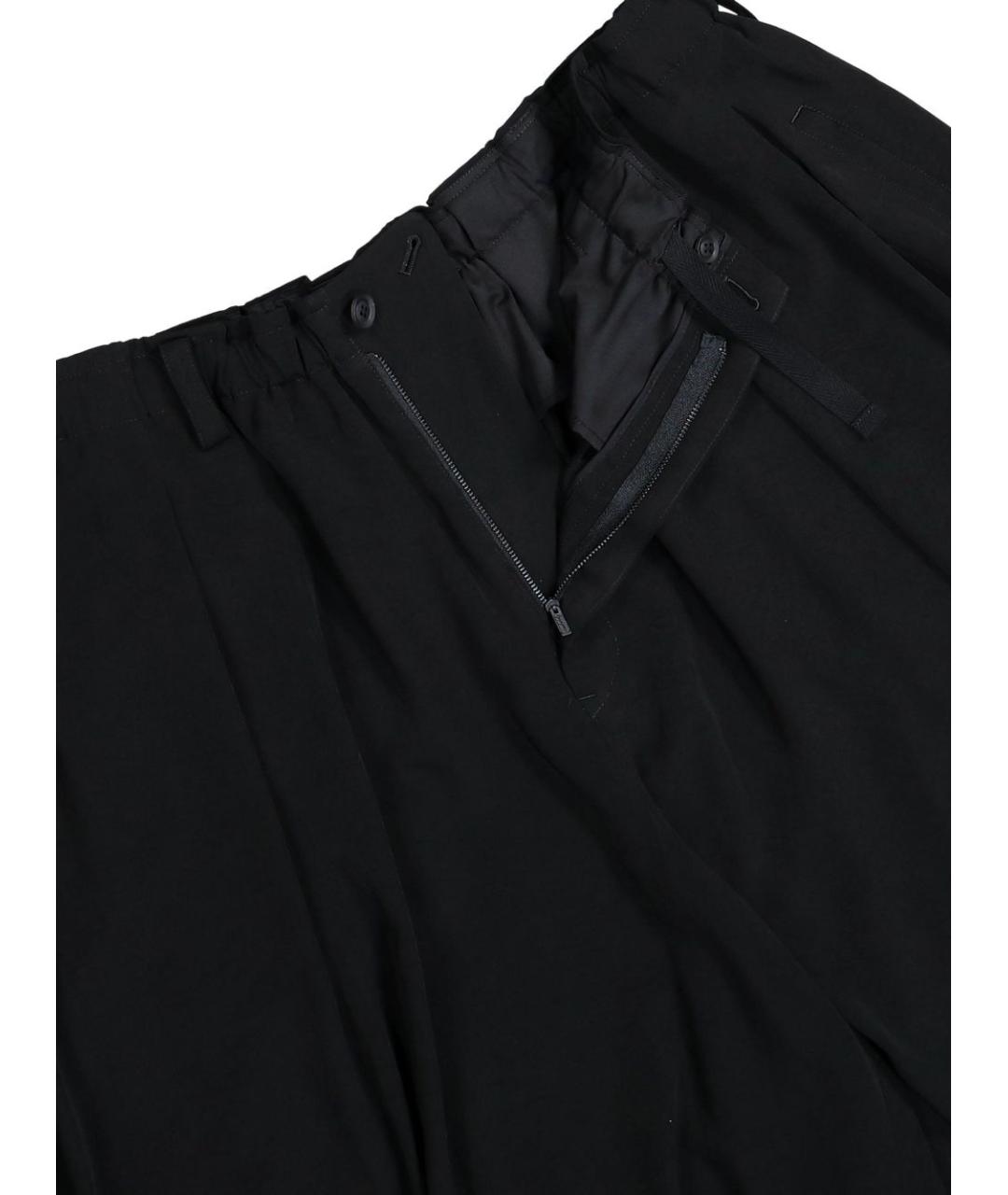 YOHJI YAMAMOTO Черные хлопковые шорты, фото 3