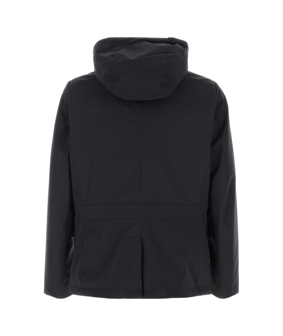 MOORER Синяя полиэстеровая куртка, фото 2