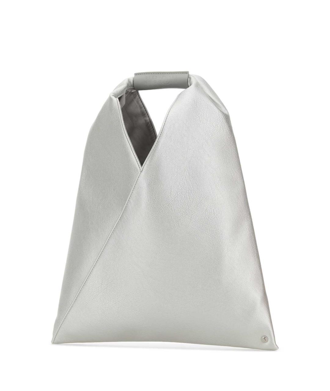 MM6 MAISON MARGIELA Серебряная сумка тоут, фото 2