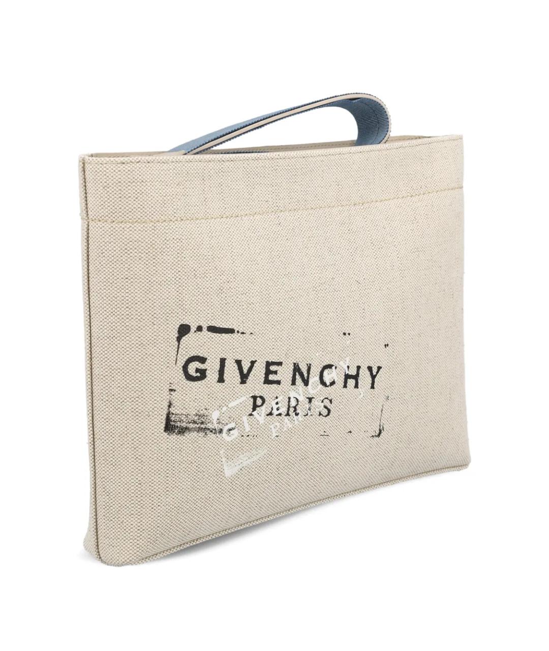 GIVENCHY Бежевая барсетка, фото 3