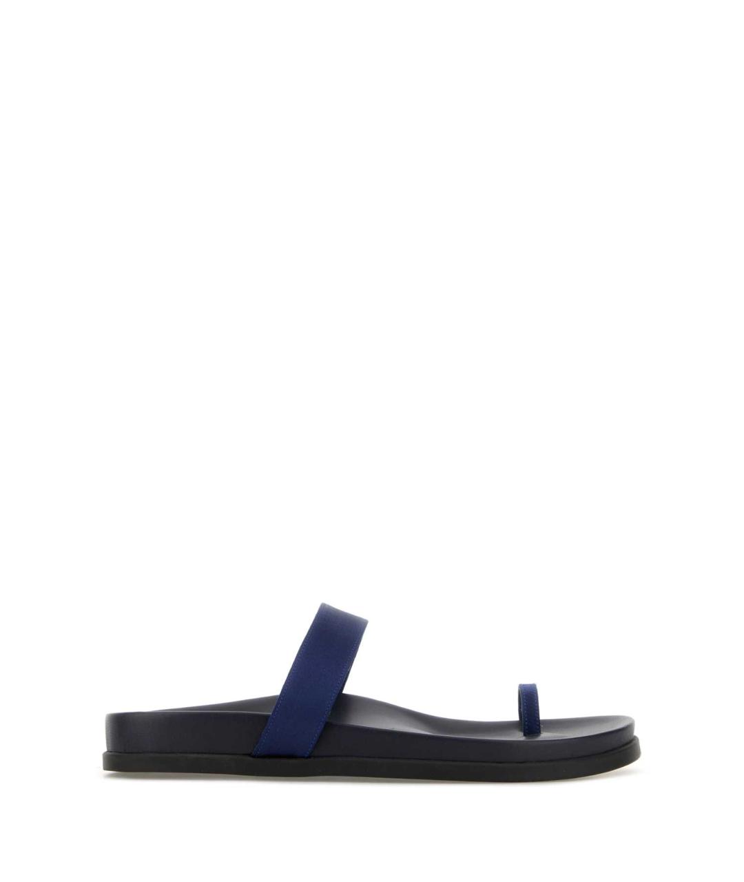 ANCIENT GREEK Синие кожаные сандалии, фото 1