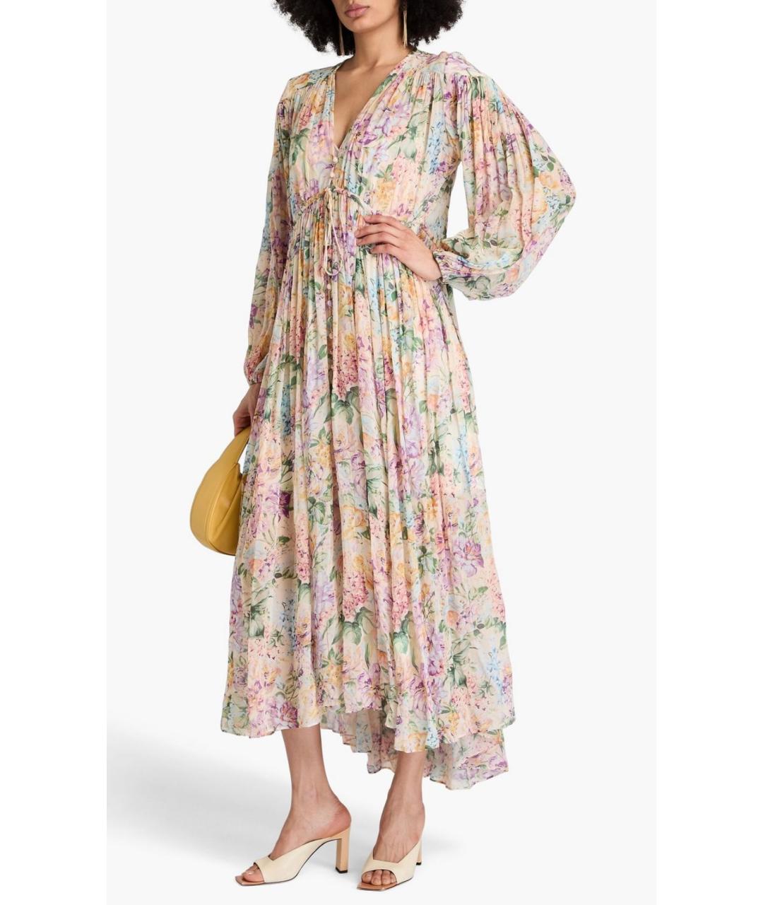 ZIMMERMANN Мульти вискозное коктейльное платье, фото 2