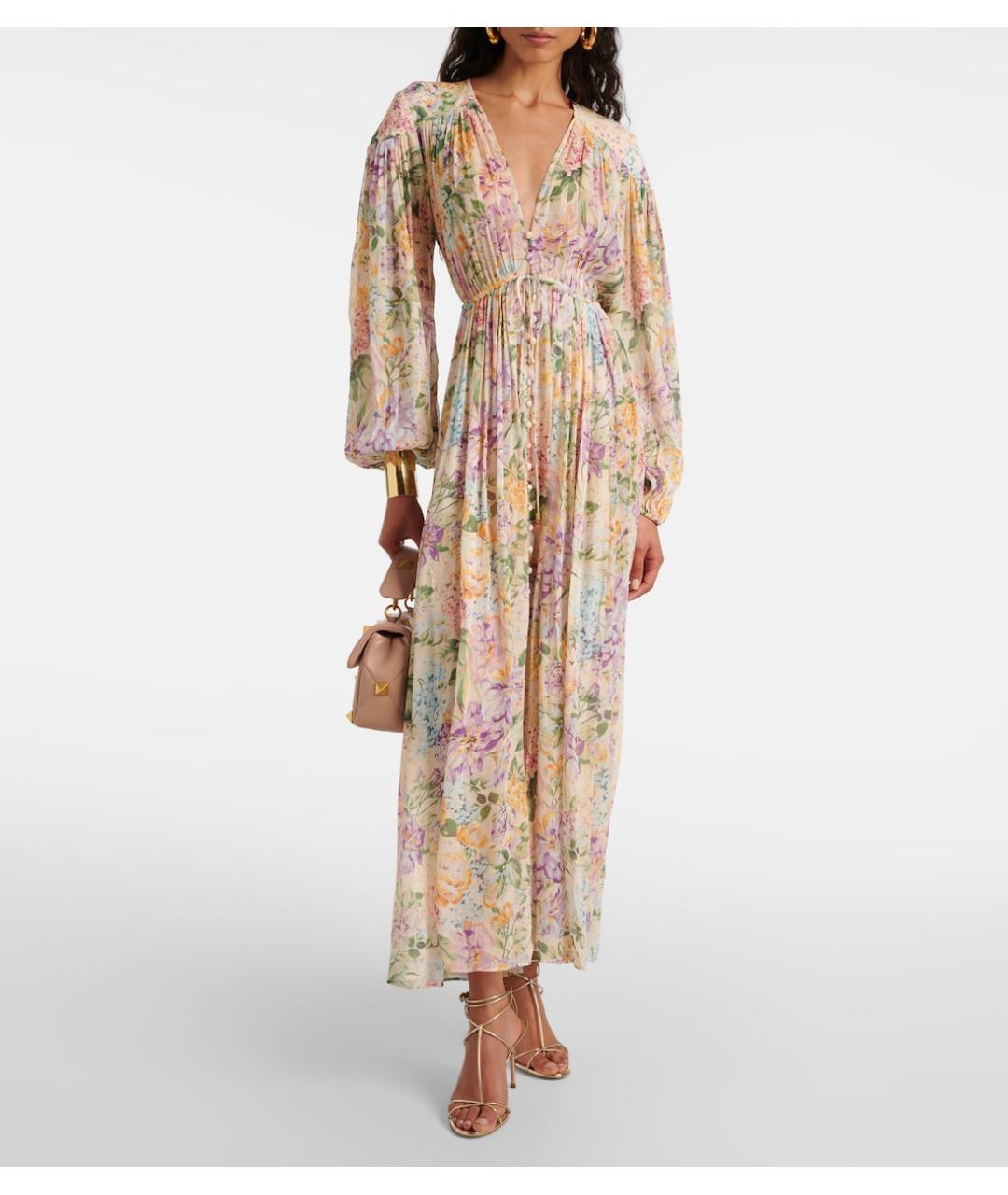 ZIMMERMANN Мульти вискозное коктейльное платье, фото 6