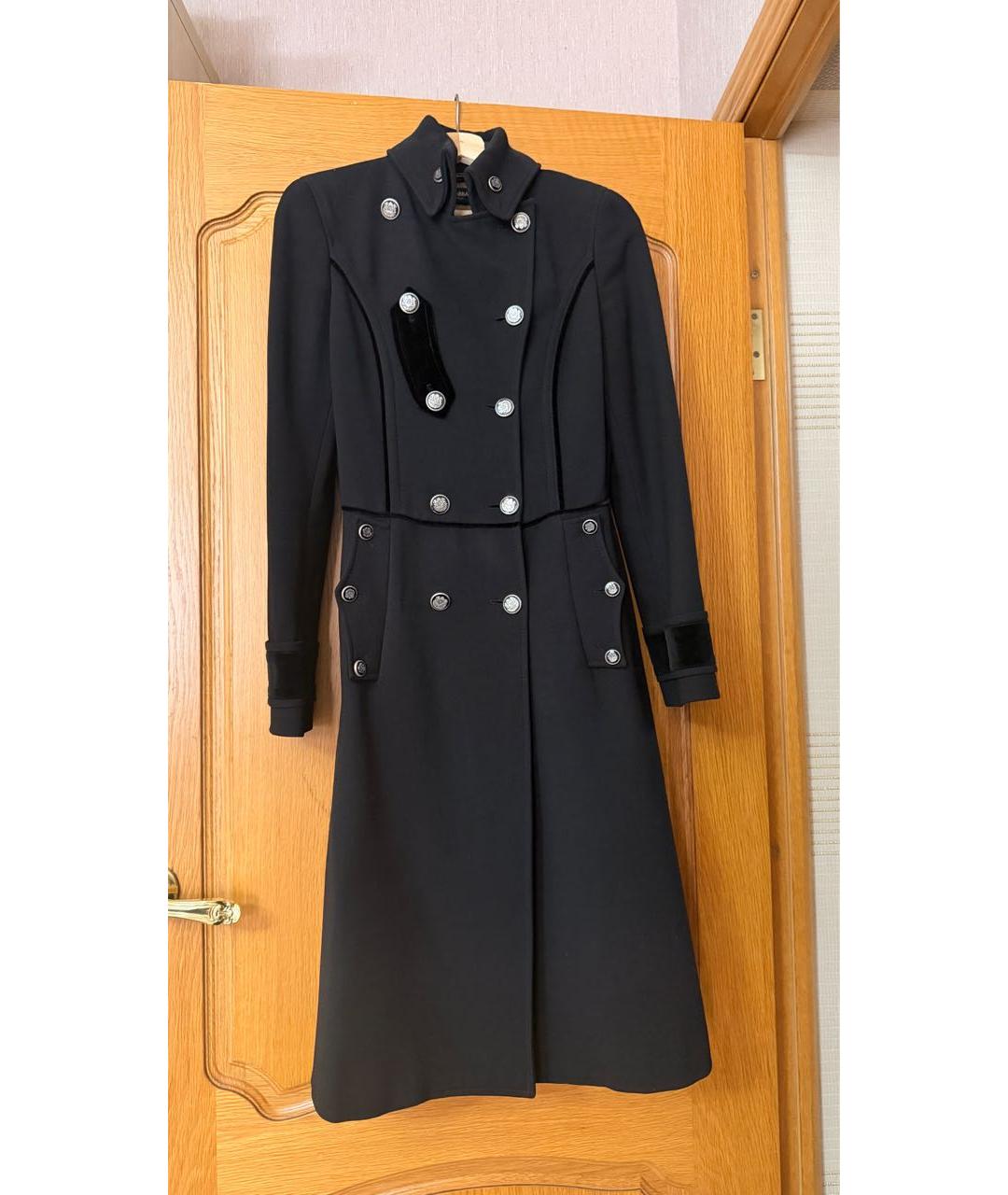 DOLCE&GABBANA Черное пальто, фото 2