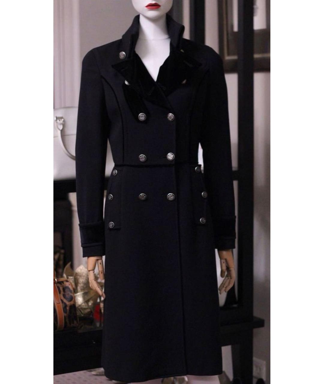 DOLCE&GABBANA Черное пальто, фото 9
