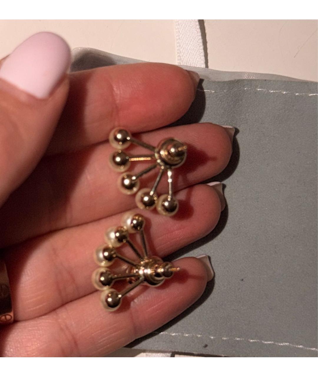 CHRISTIAN DIOR Золотые серьги, фото 5