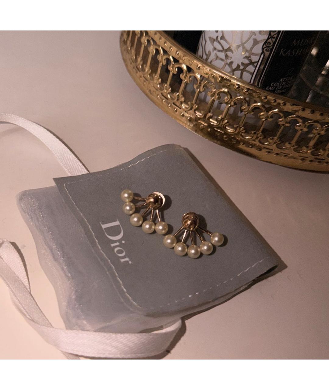 CHRISTIAN DIOR Золотые серьги, фото 3