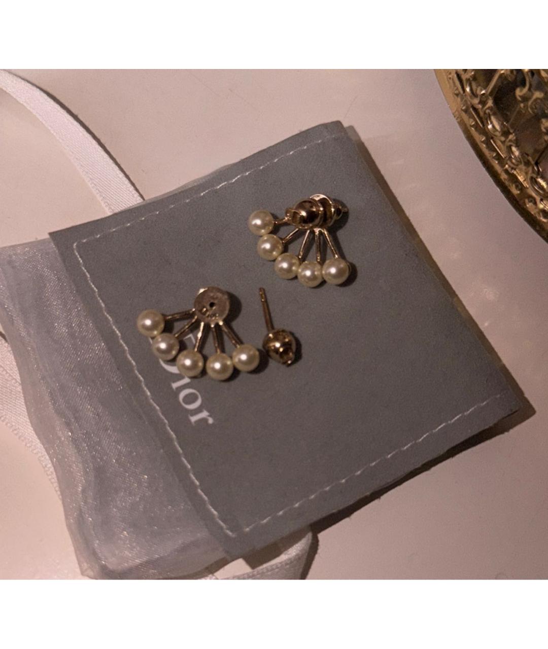 CHRISTIAN DIOR Золотые серьги, фото 6