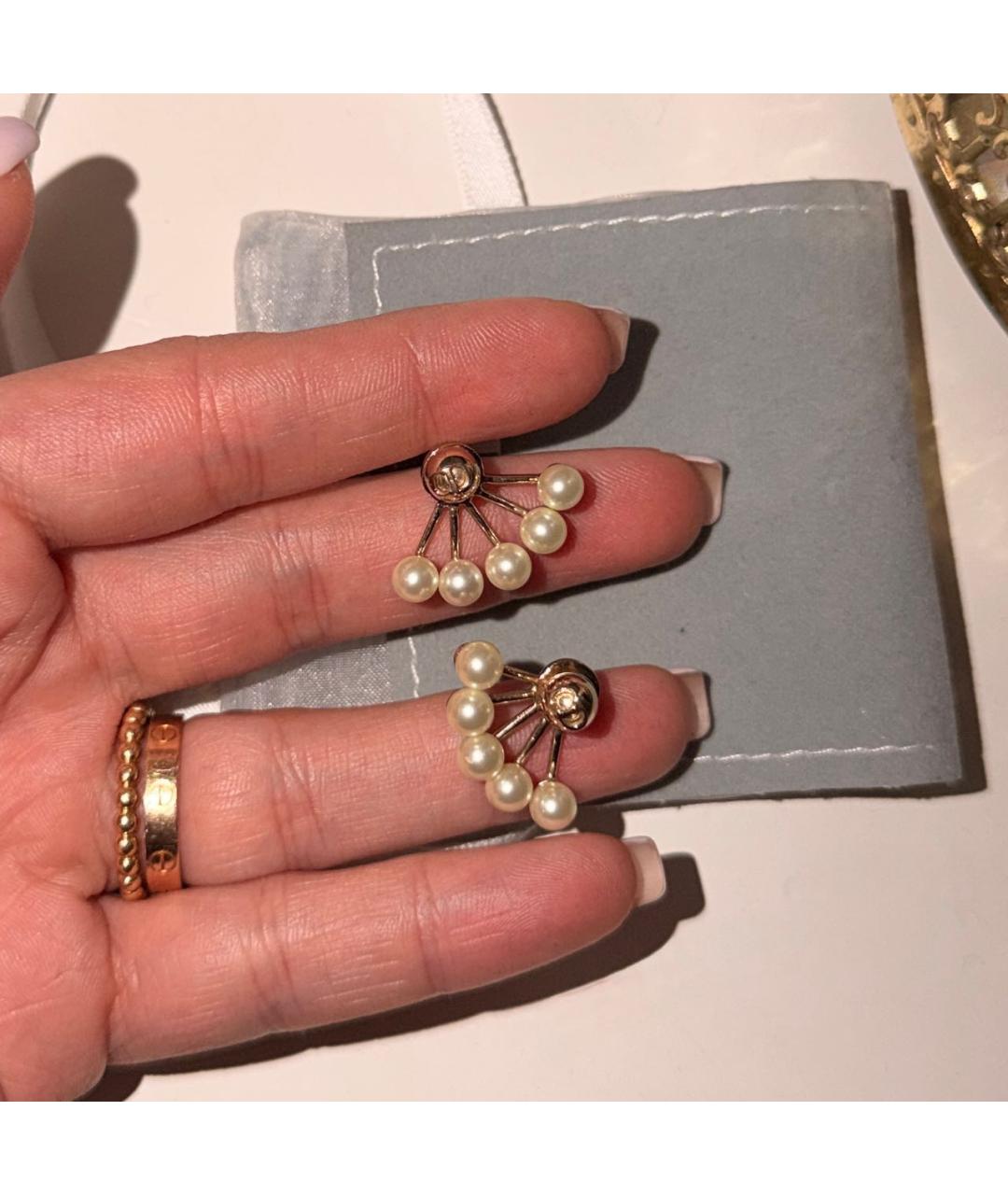 CHRISTIAN DIOR Золотые серьги, фото 4