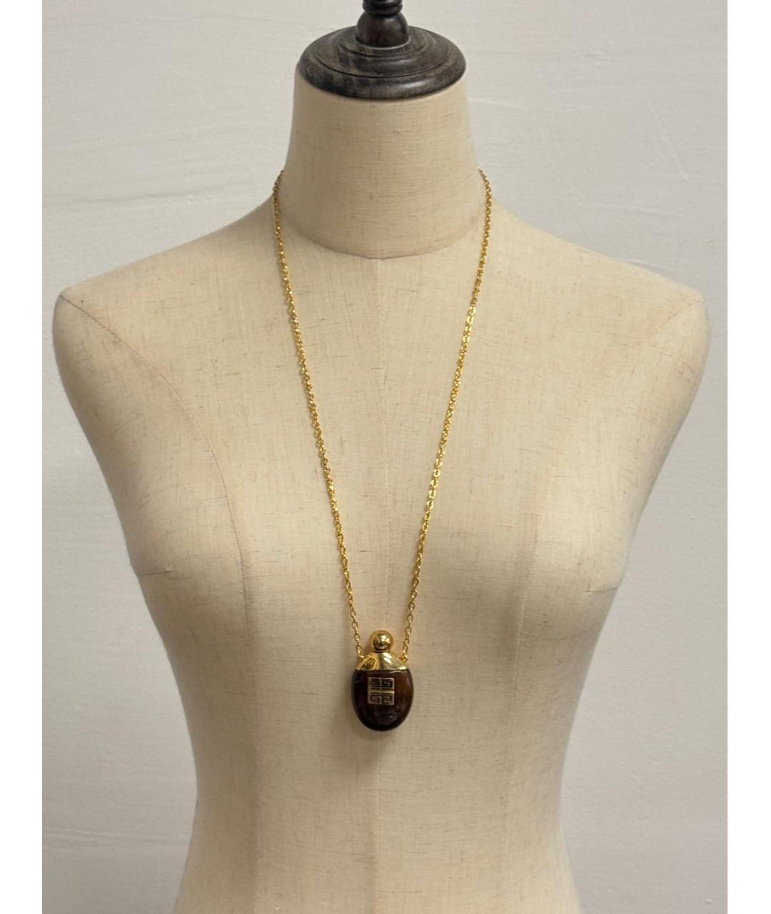 GIVENCHY Золотое металлическое колье, фото 7