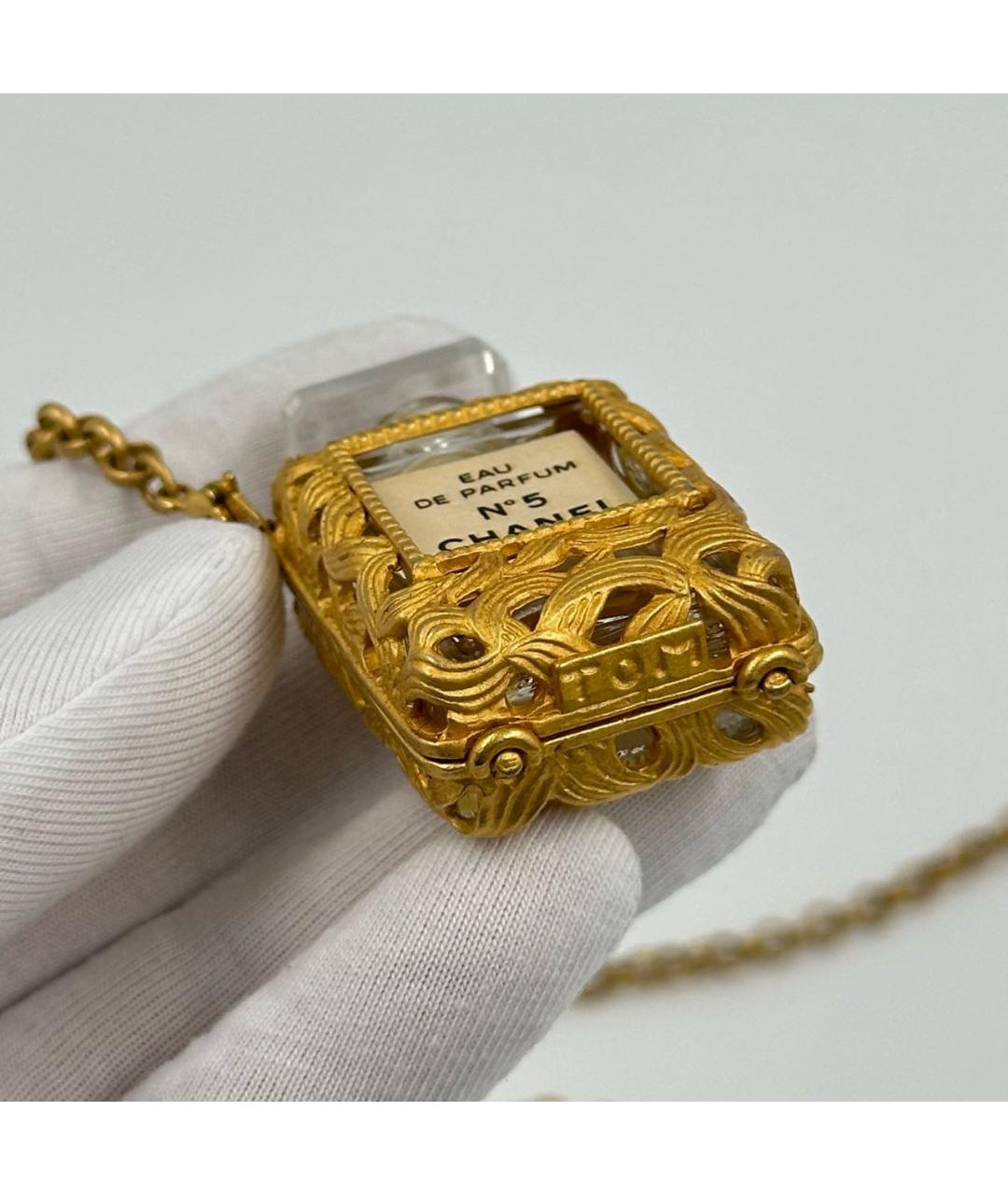 CHANEL Золотое позолоченное колье, фото 4