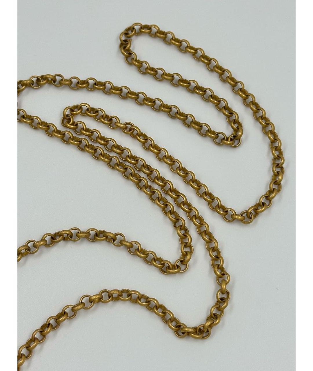 CHANEL Золотое позолоченное колье, фото 7