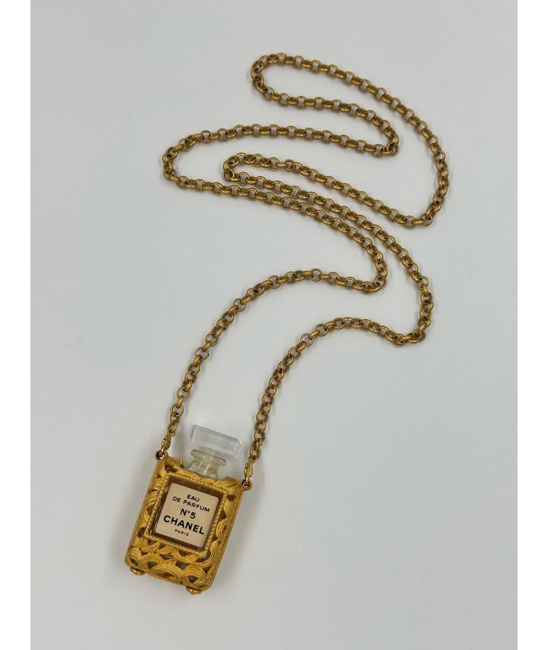 CHANEL Золотое позолоченное колье, фото 9