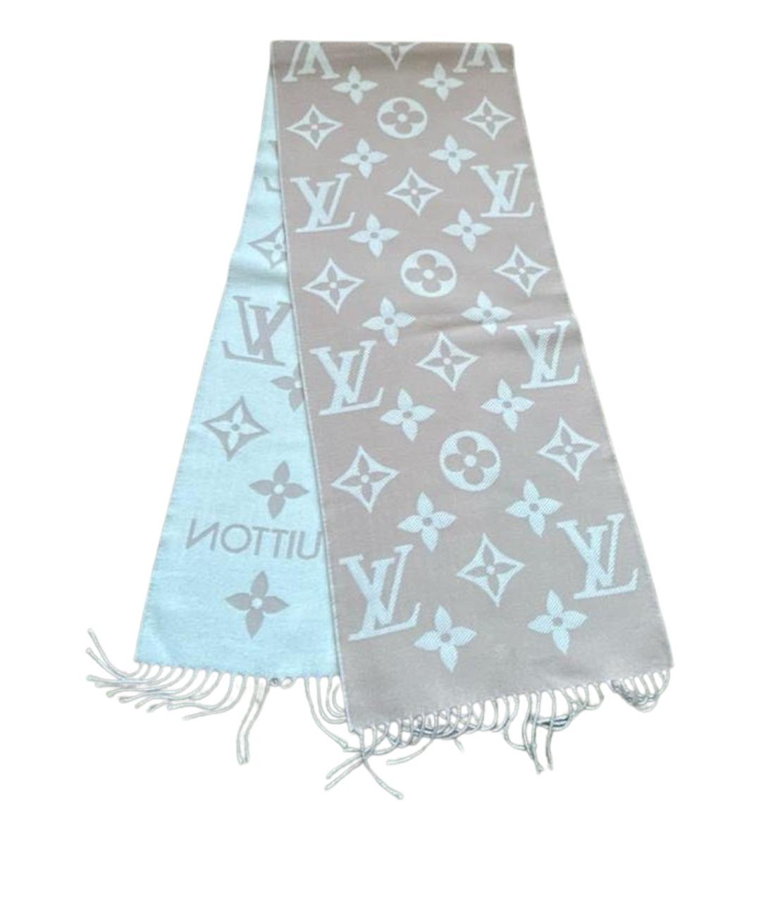 LOUIS VUITTON Розовый шарф, фото 1