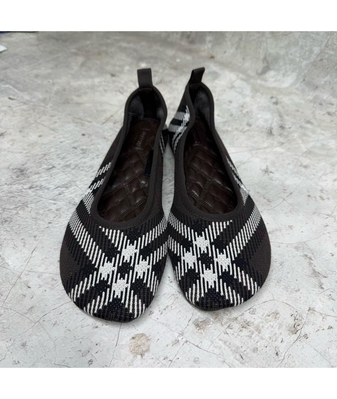 BURBERRY Коричневые балетки, фото 2