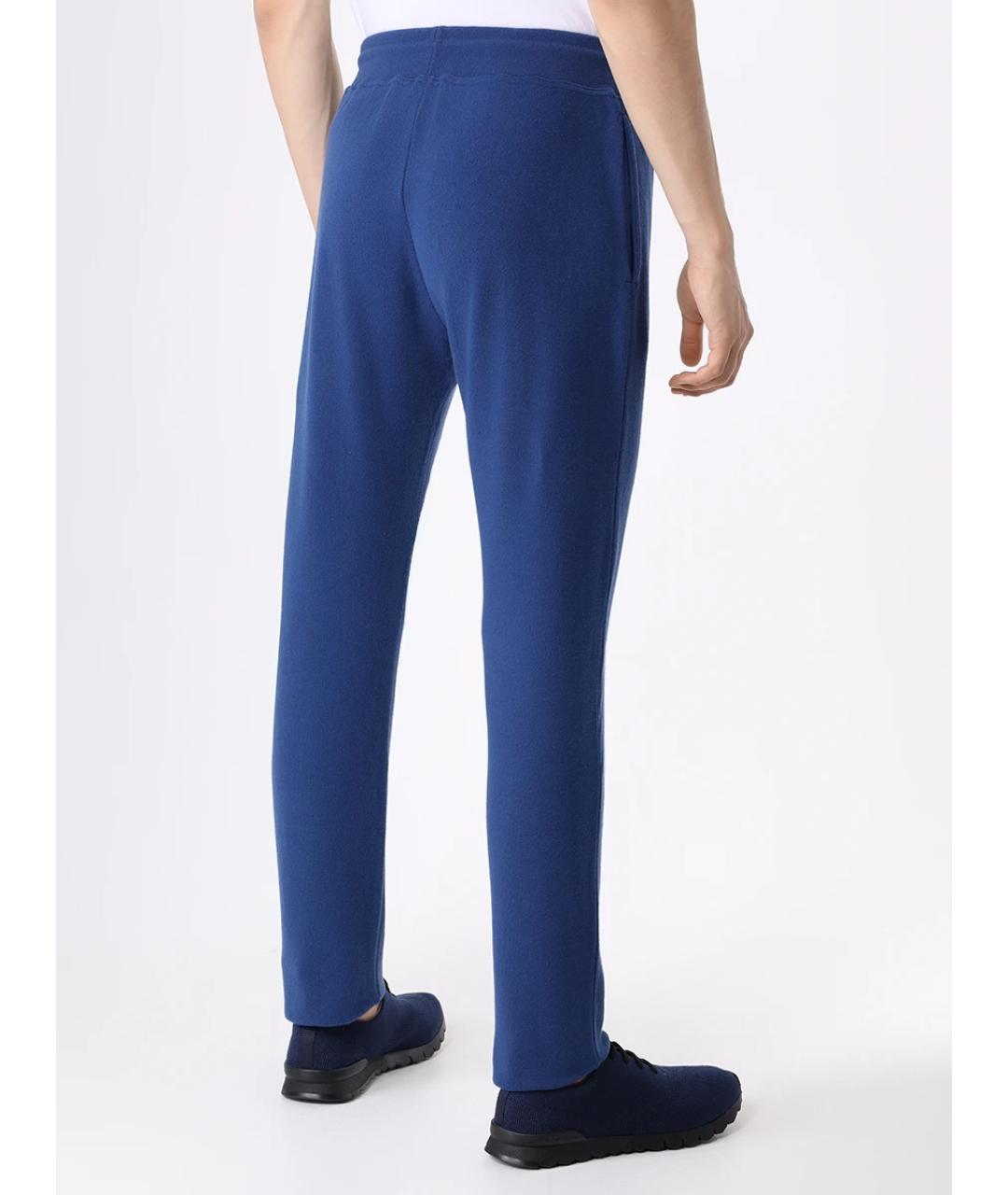 KITON Синий повседневный костюм, фото 7