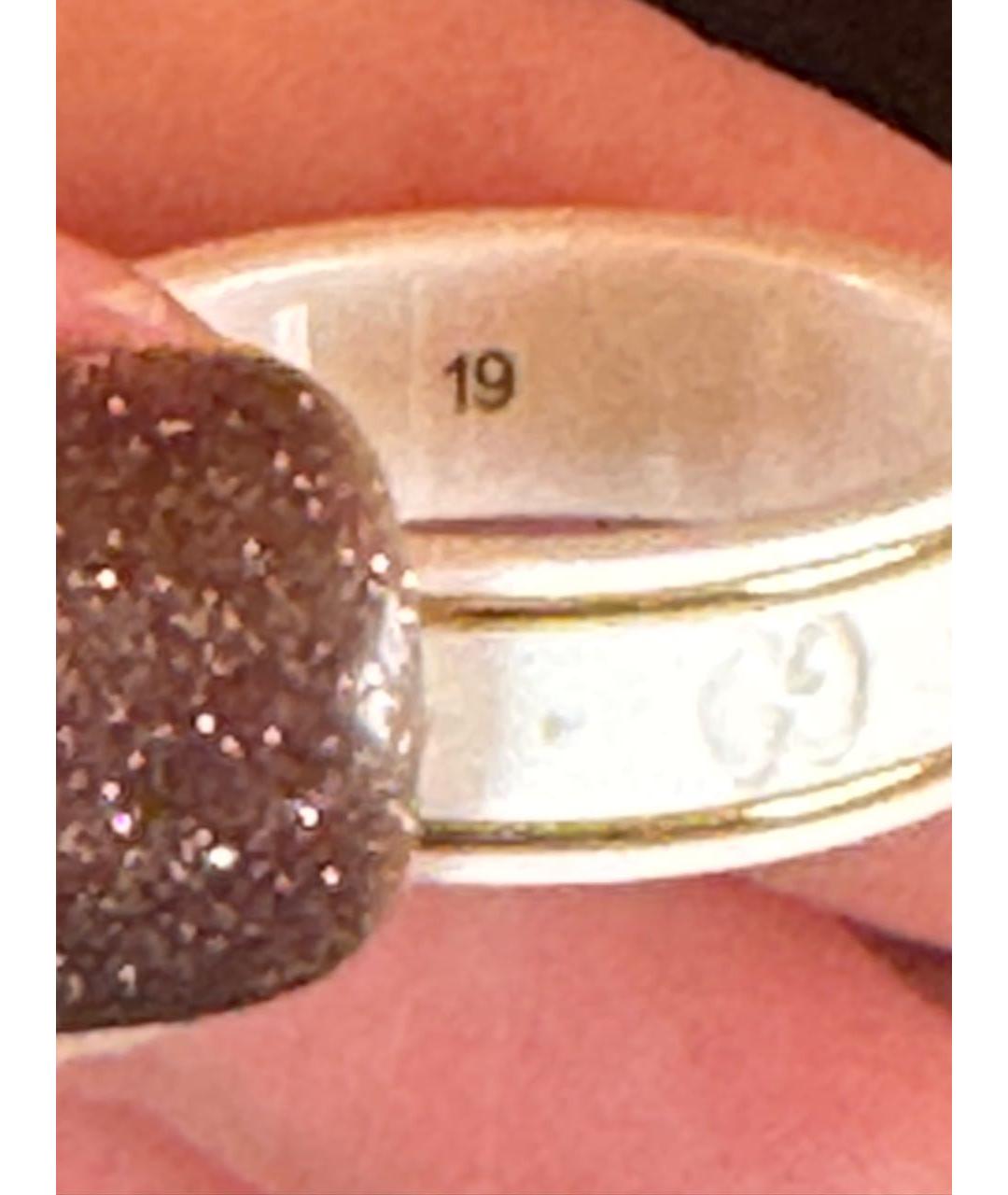 GUCCI Белое керамическое кольцо, фото 2