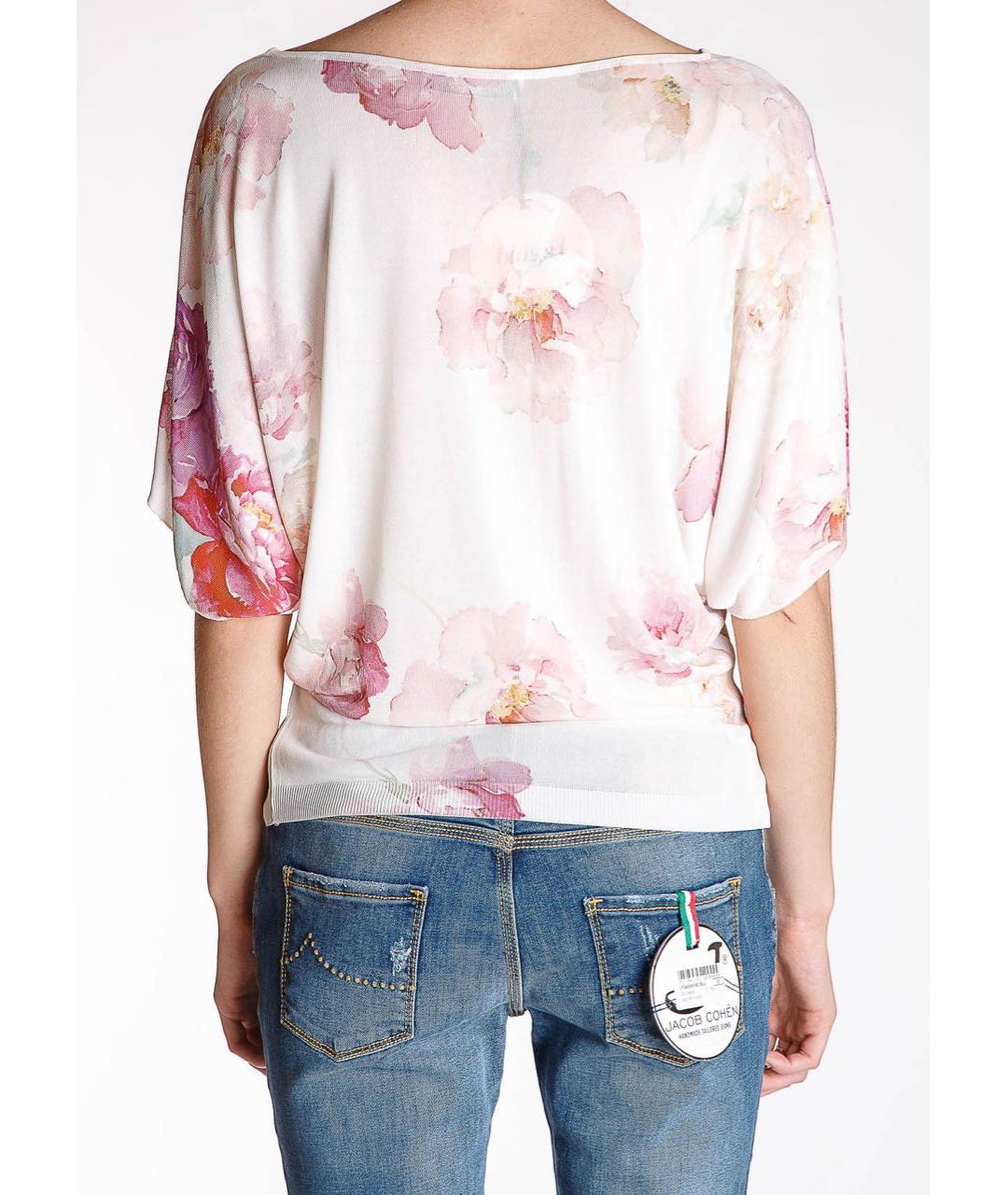 BLUGIRL Белый вискозный джемпер / свитер, фото 4