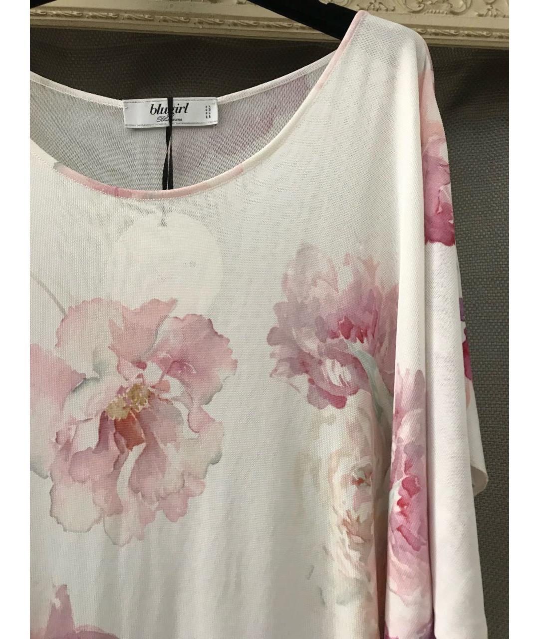 BLUGIRL Белый вискозный джемпер / свитер, фото 6