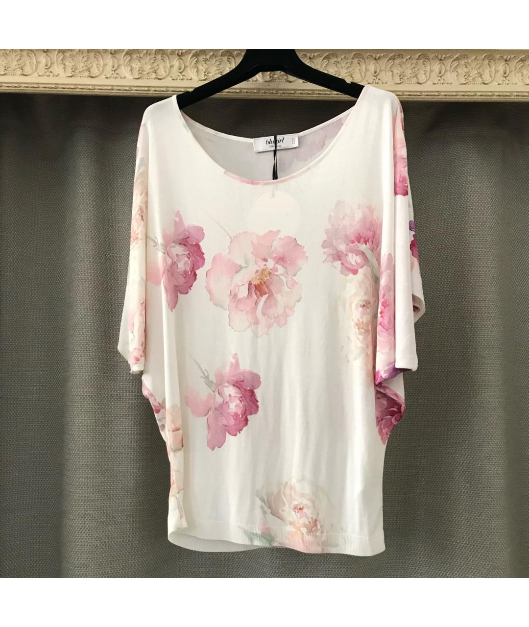 BLUGIRL Белый вискозный джемпер / свитер, фото 9