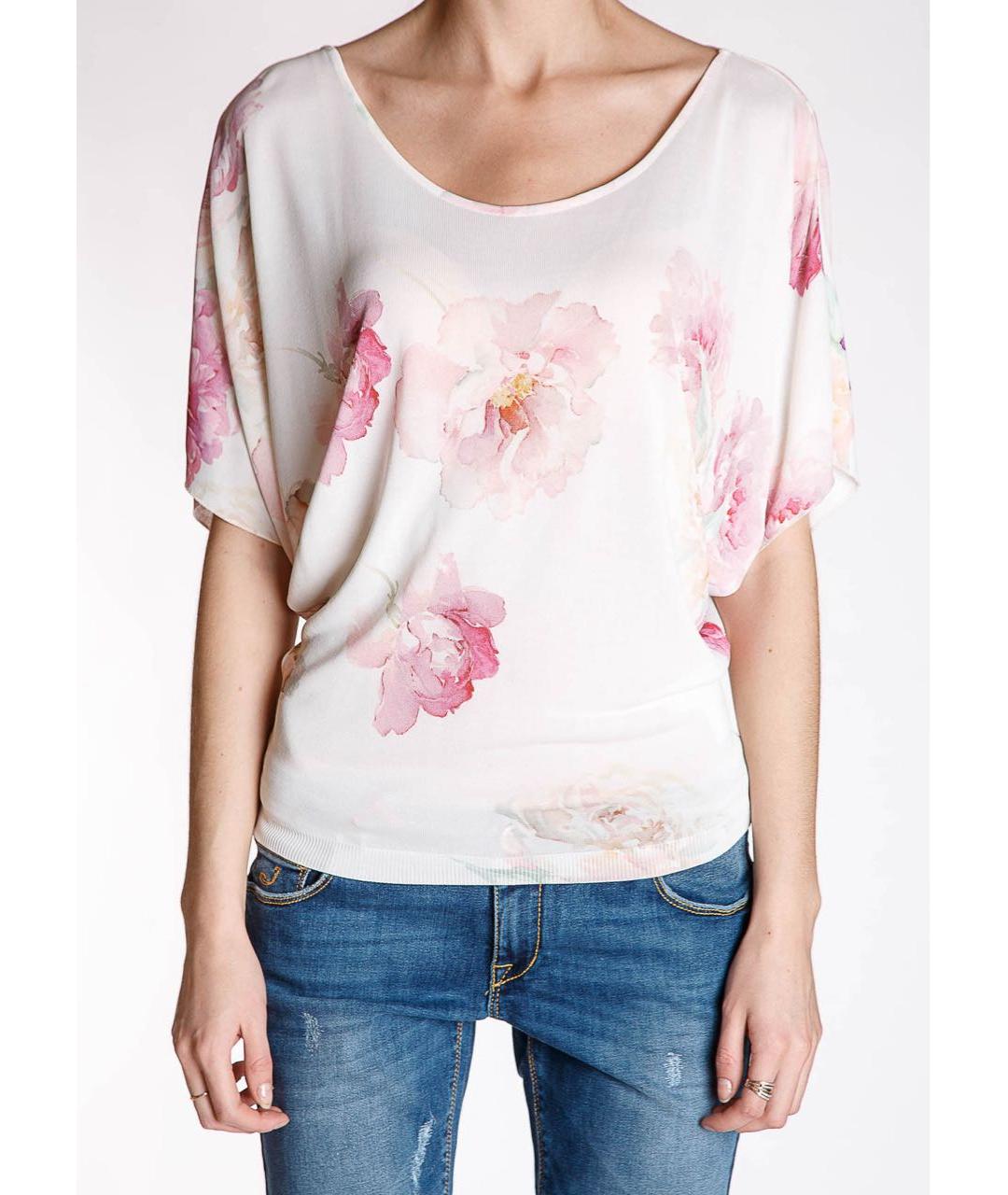 BLUGIRL Белый вискозный джемпер / свитер, фото 2