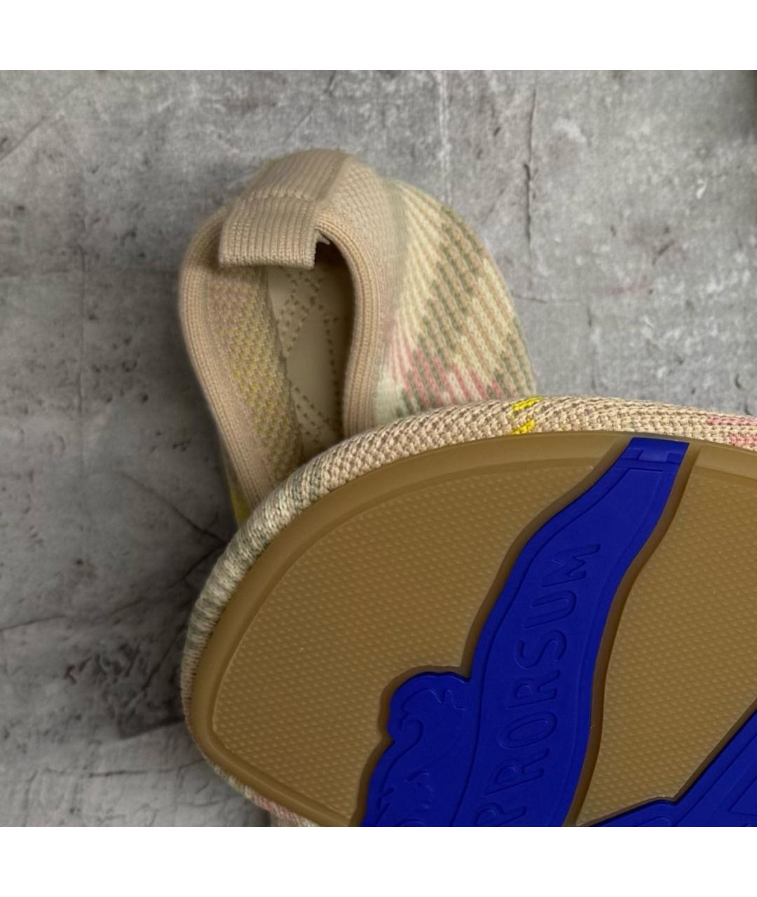 BURBERRY Бежевые балетки, фото 4