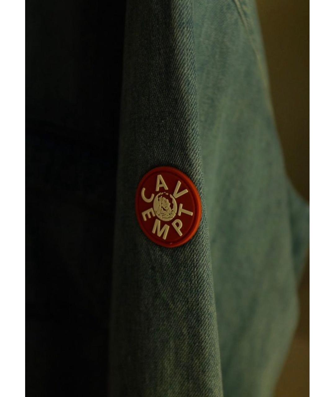 CAV EMPT Голубая хлопковая кэжуал рубашка, фото 4