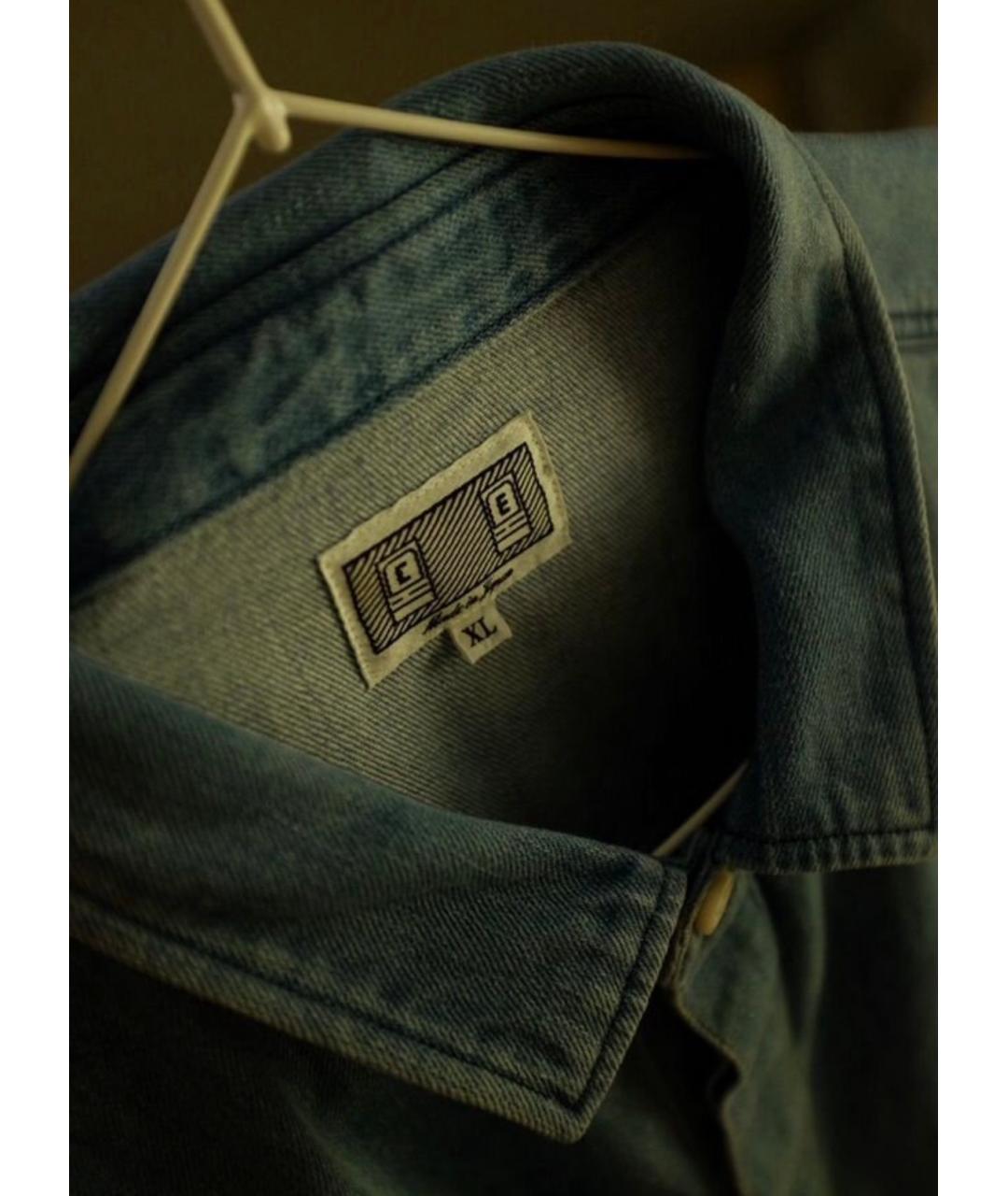 CAV EMPT Голубая хлопковая кэжуал рубашка, фото 3